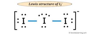 i3 -1 lewis structure